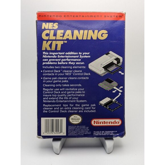 Nintendo Official NES Cleaning Kit Cleaning Cartridge w/ Box, Kit & Manual - Picture 2 of 12